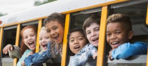 Children On School Bus