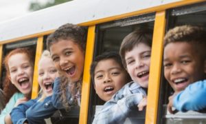 Children On School Bus
