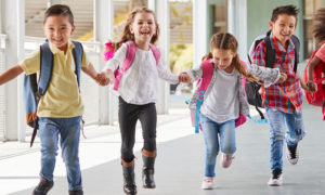 Children Running Together