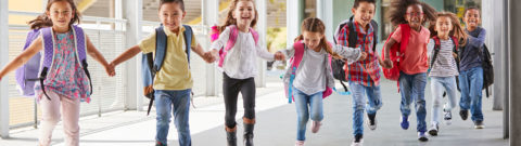 Children Running Together