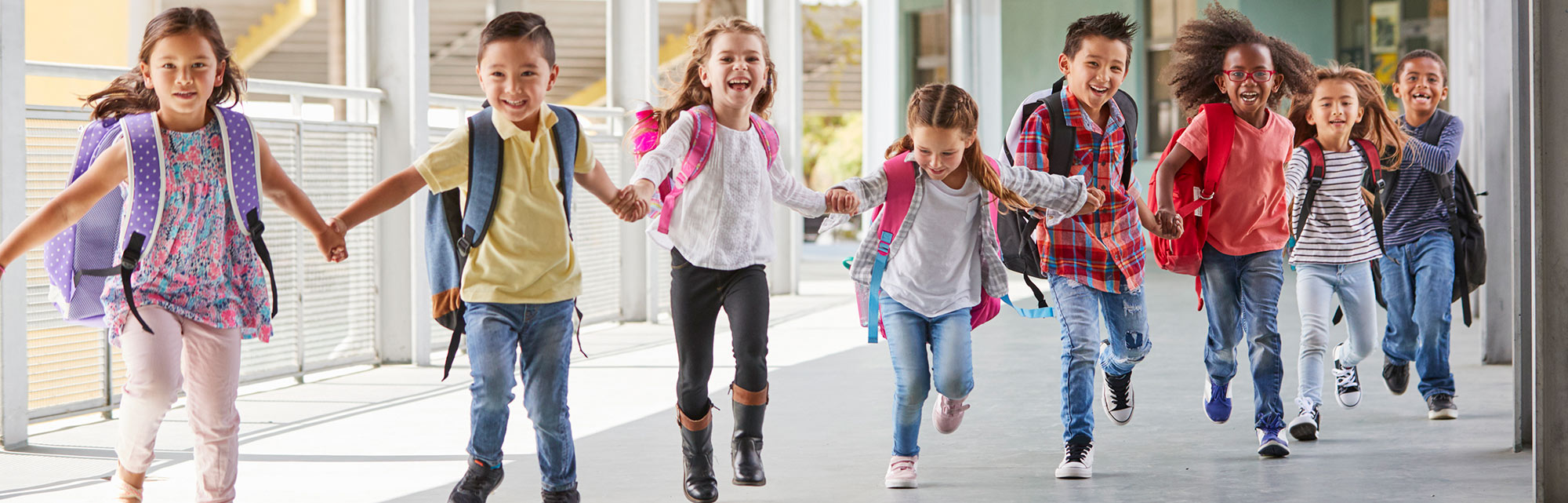 Children Running Together