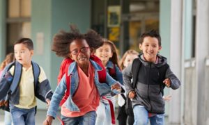 Group of Children Running 1