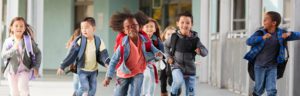 Group of Children Running