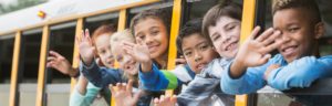 Children on School Bus 