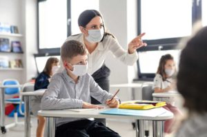 Teacher in person